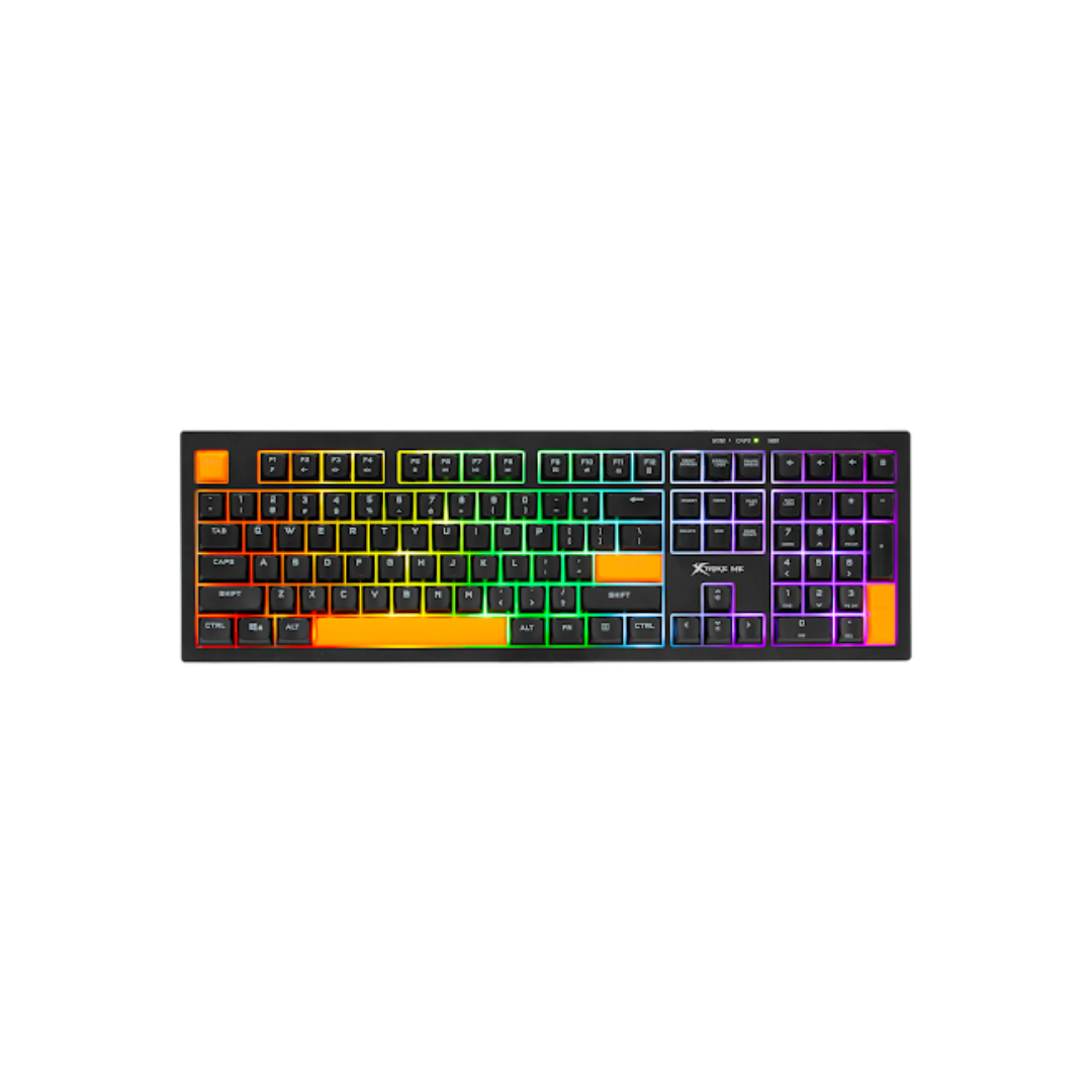 yumeka112！ Teclado silencioso Gaming Xtrike-Me KB-512 - Membrana - A cable