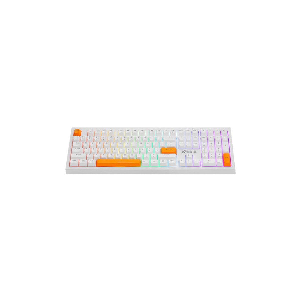 Teclado silencioso Gaming Xtrike-Me KB-512 Blanco - Membrana - A cable  