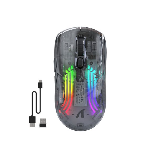 Mouse Inalámbrico Attack Shark X2 PRO Negro (Tri-mode) 