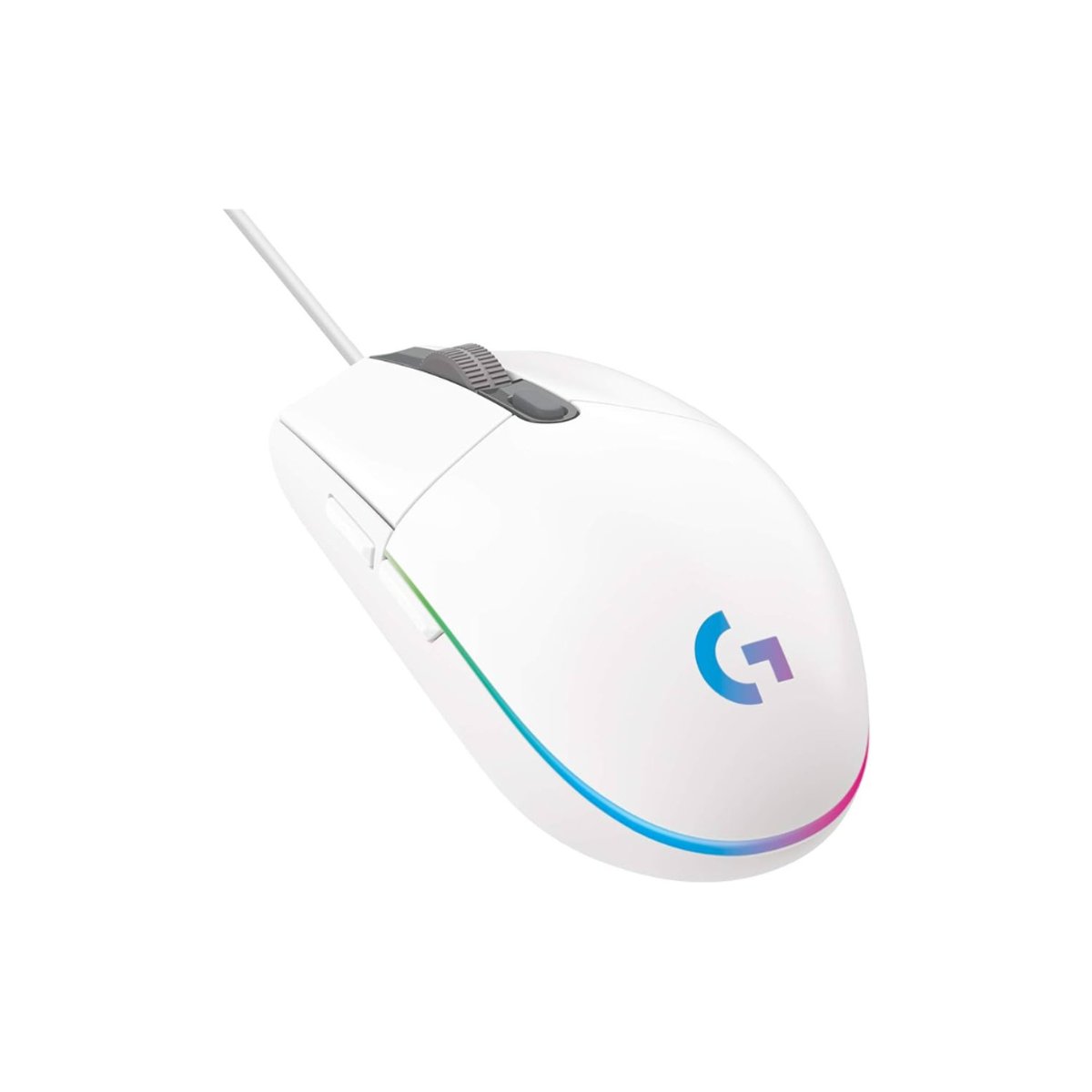 Mouse Gaming Logitech G203 Light sync - RGB - A cable - Blanco