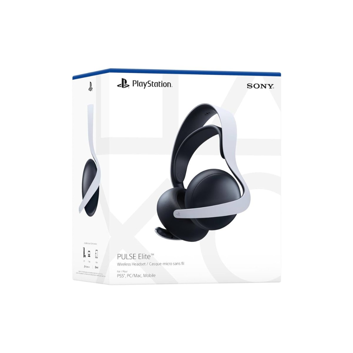 Auricular Gaming Inalámbrico Sony PlayStation Pulse Elite Blanco