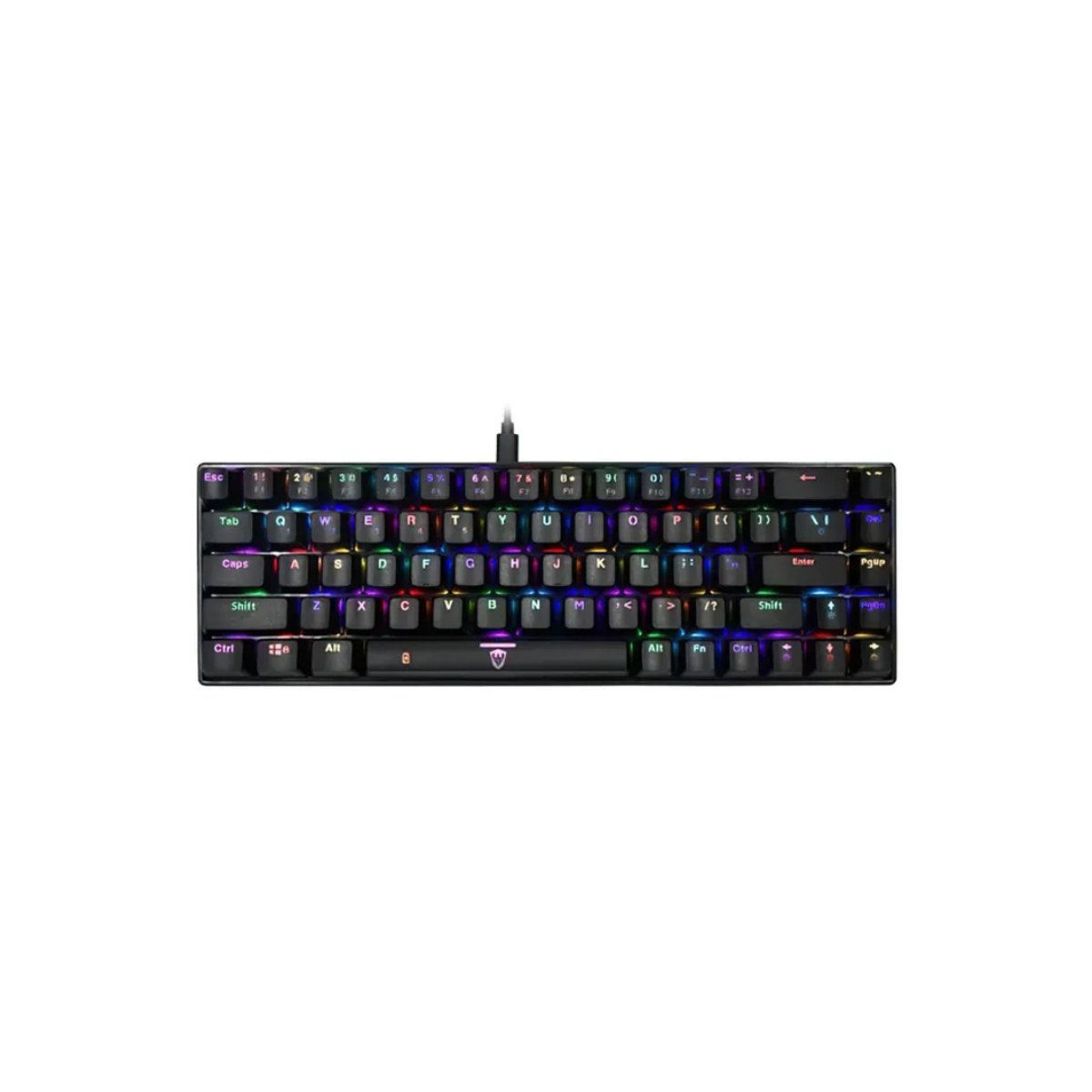 Teclado Mecánico 60% Bluetooh y cable Gaming Sate GK-55 