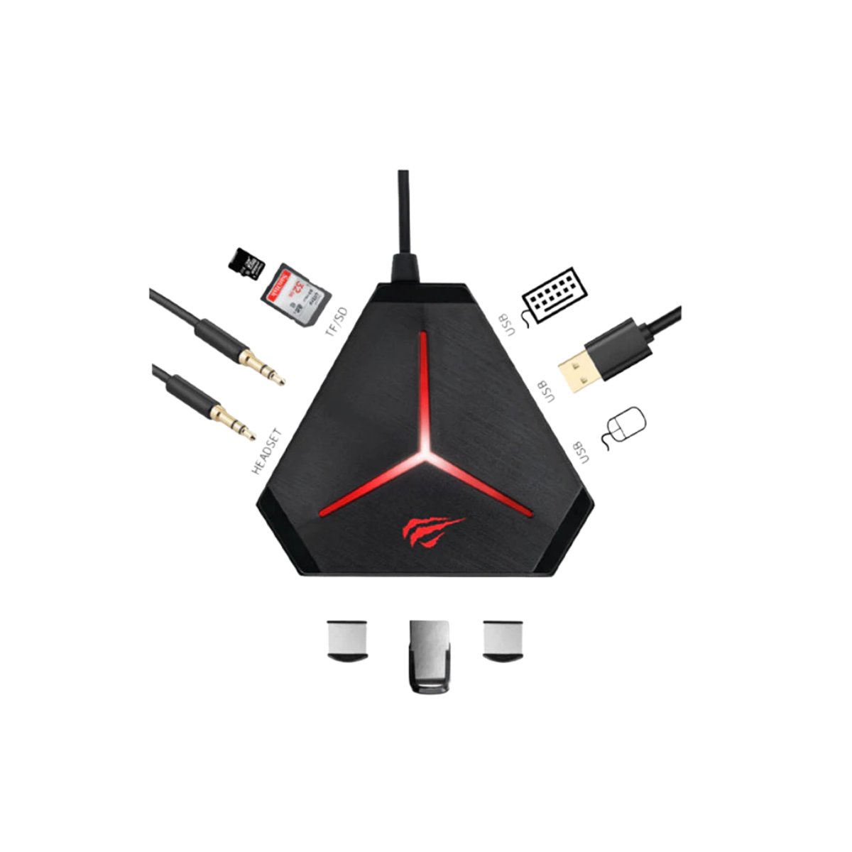 Hub Multipuertos Havit H95