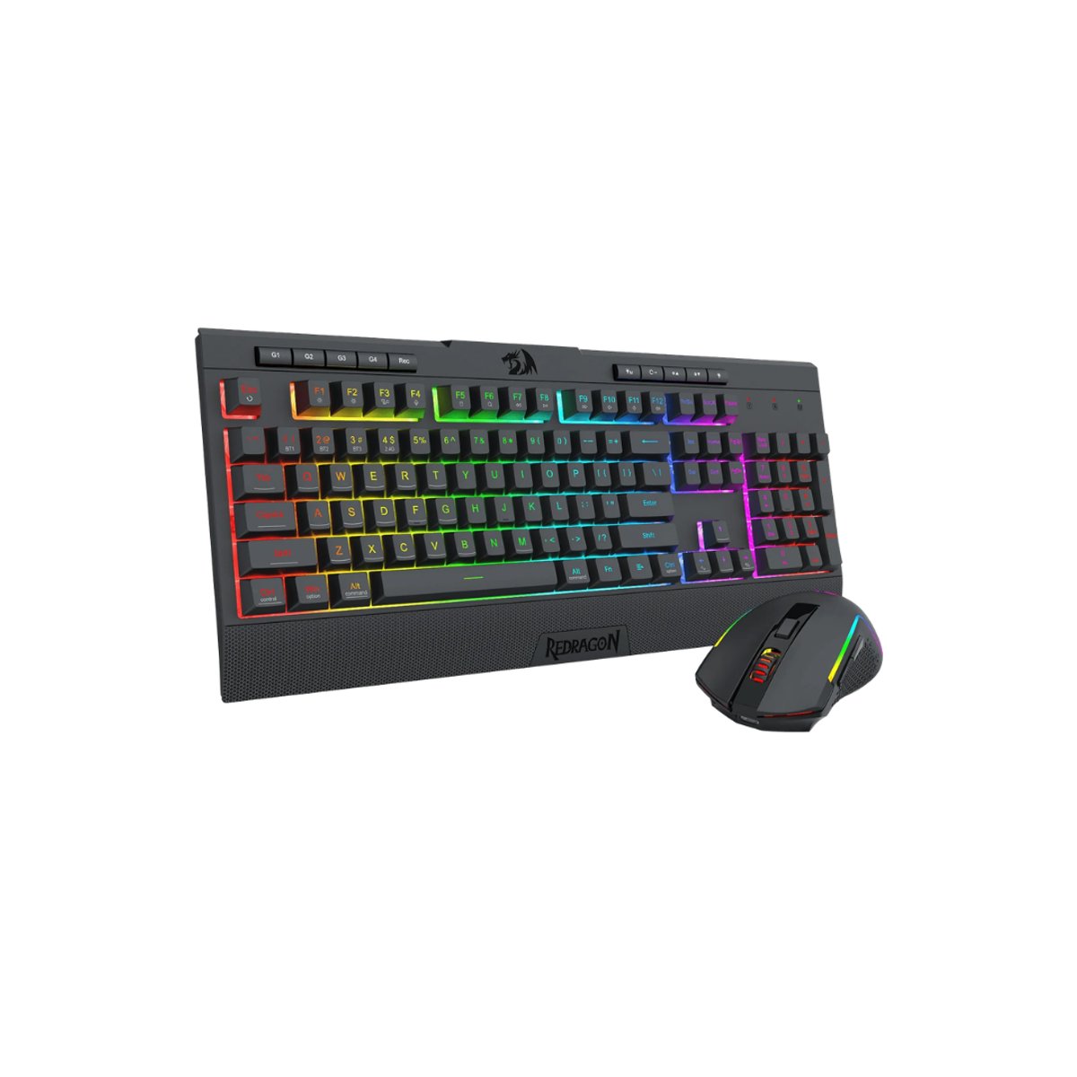 Kit Gaming Inalámbrico teclado + Mouse Redragon S151-PRO (Tri-mode) - 2