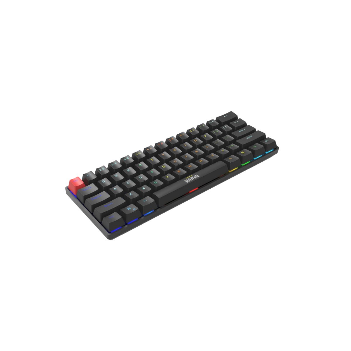 Teclado Mecanico 60% Gaming Marvo Saber 61 KG933G - A cable