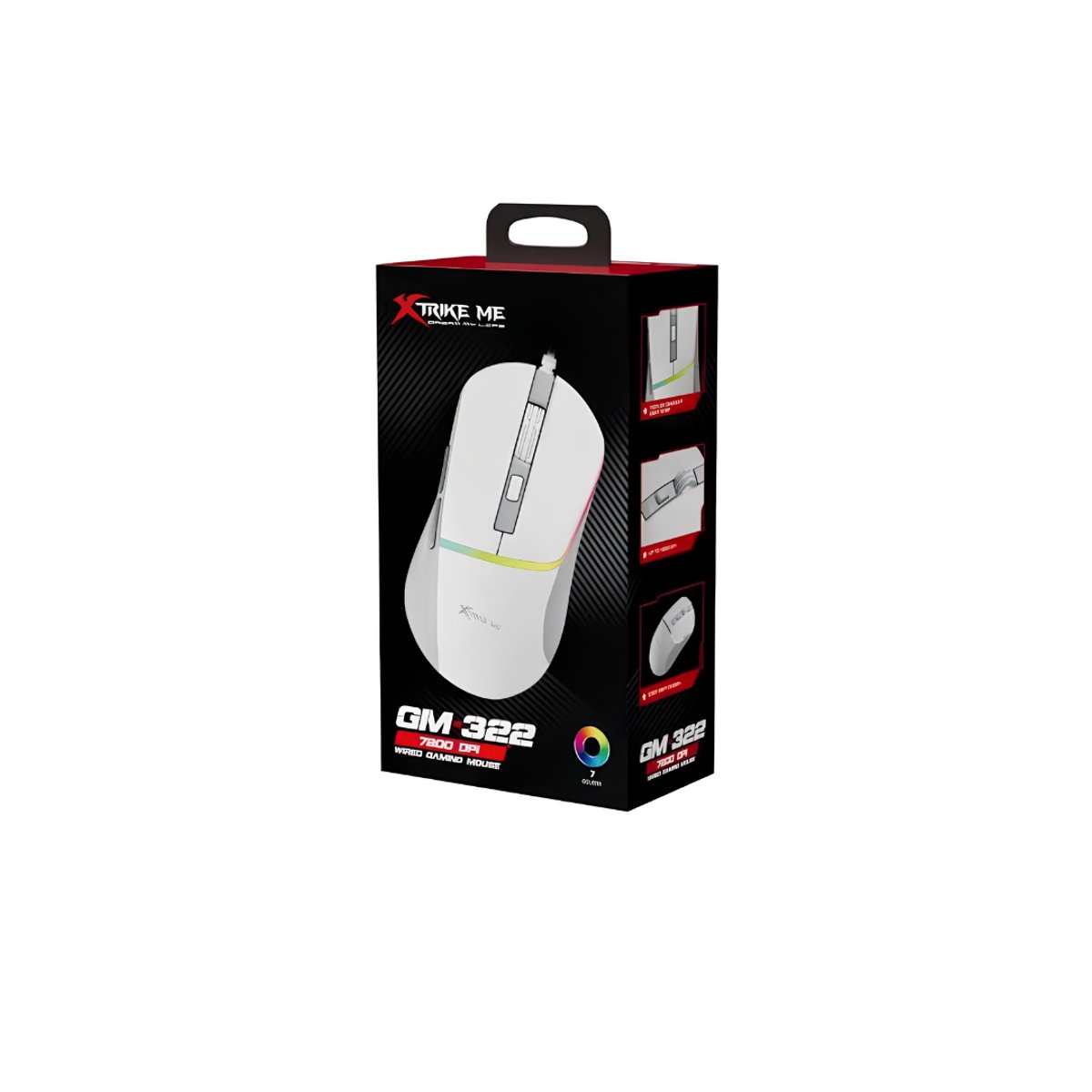 Mouse Gaming Xtrike-Me GM-322 Blanco - 2