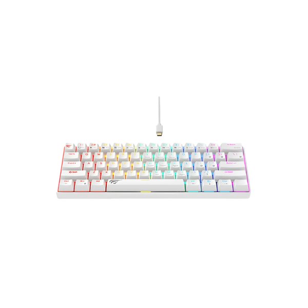 Teclado Mecánico Gaming Havit KB903L Blanco