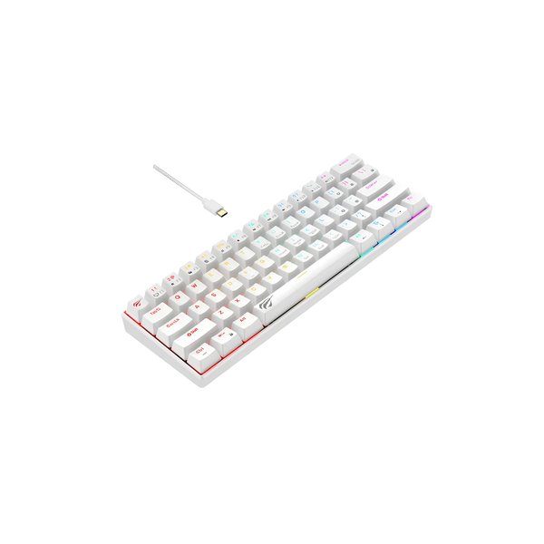 Teclado Mecánico Gaming Havit KB903L Blanco