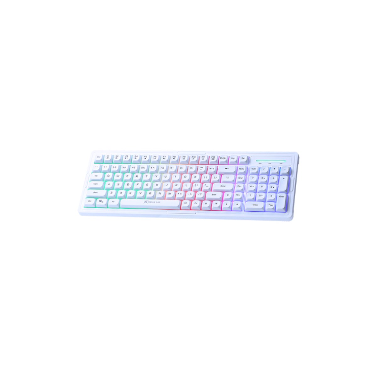 Teclado Gaming Silencioso Xtrike-Me KB-309 Blanco - Membrana - A cable 