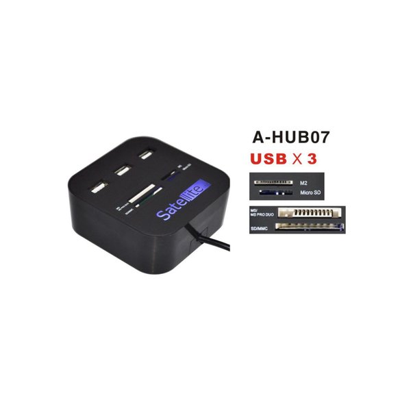 Adaptador Y Hub Multipuertos Sate HUB-07