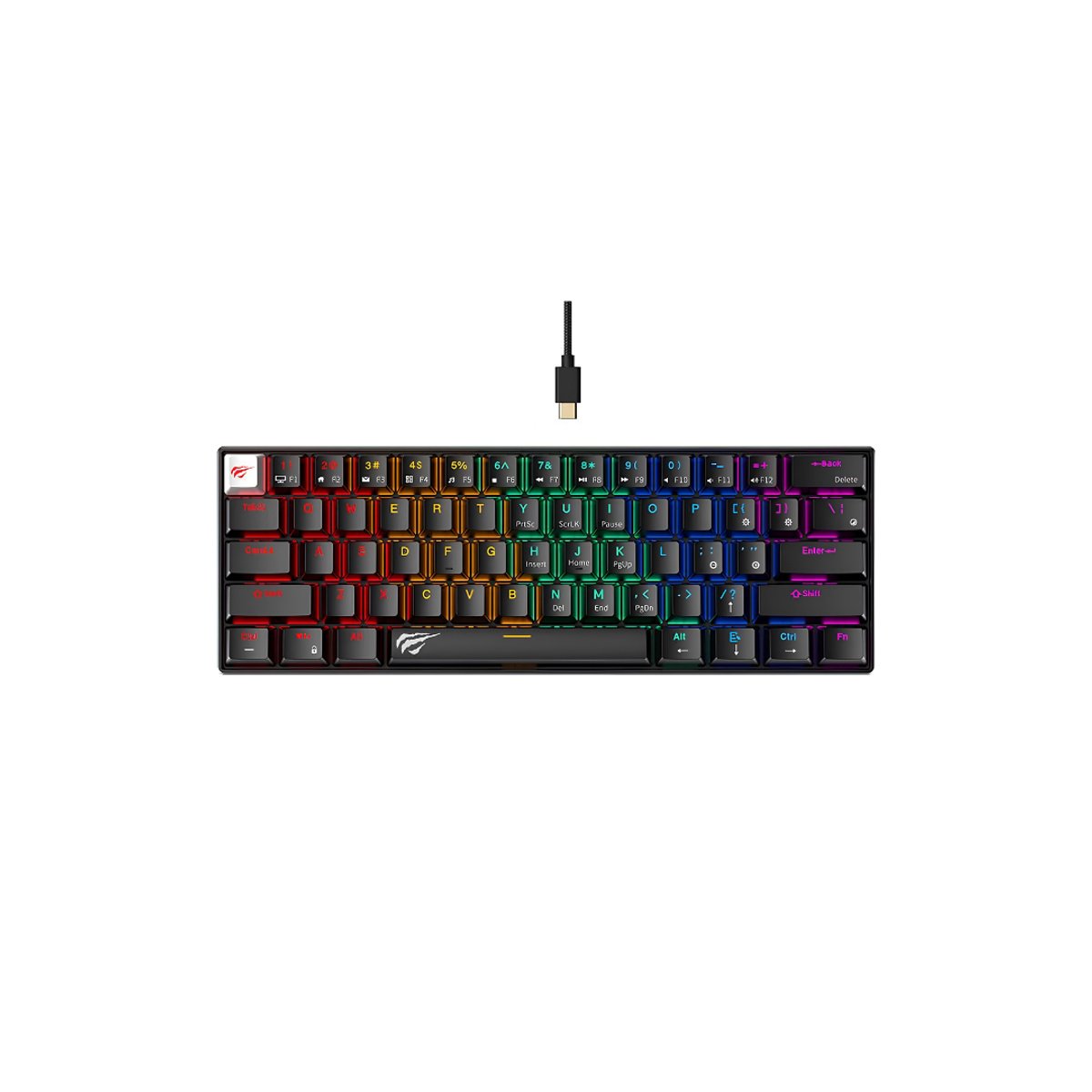 Teclado Mecánico Gaming Havit KB903L Negro