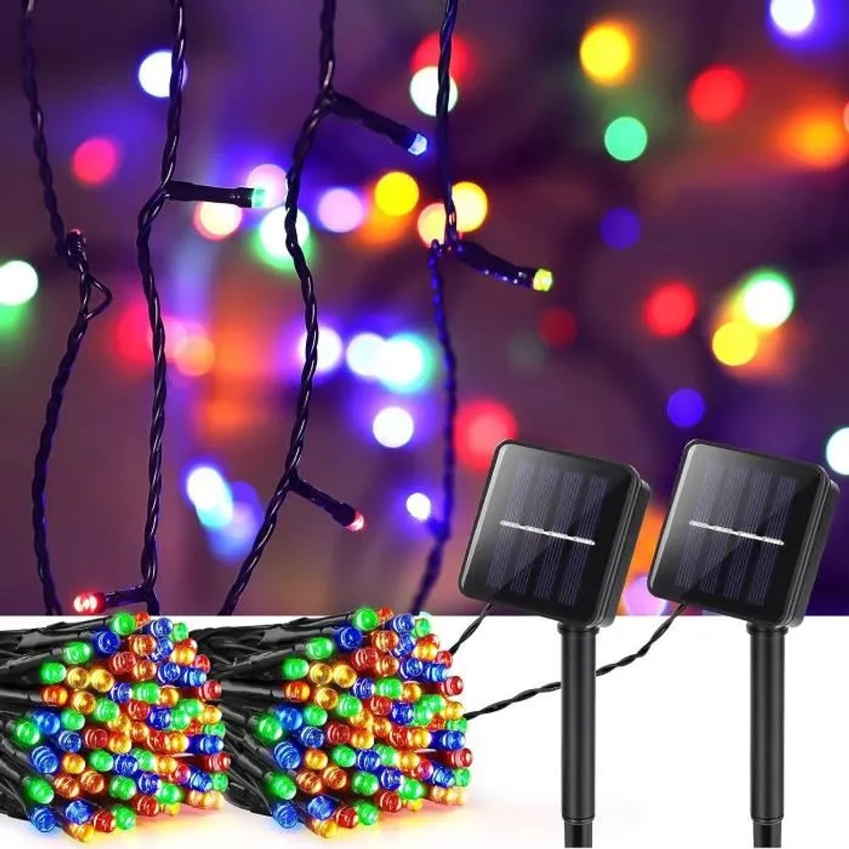 Luz Navideño Panel Solar - 2