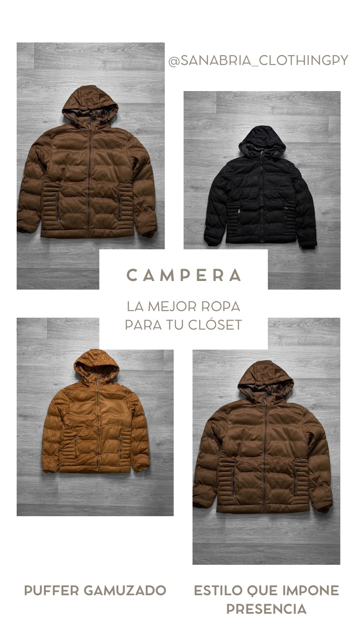 Puffer Gamuzado - 5