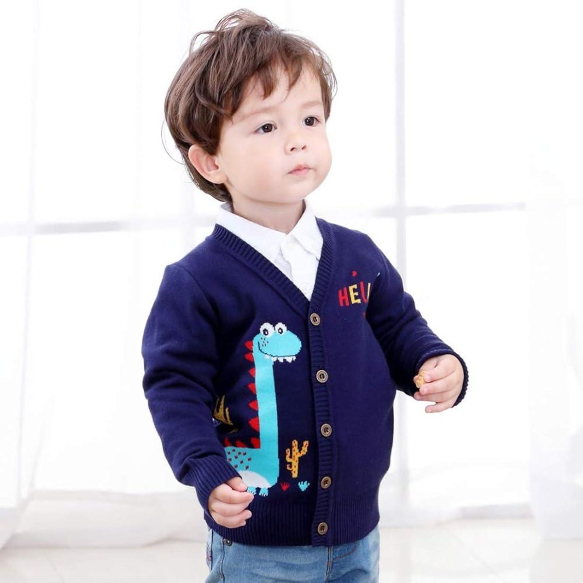 Cardigán de Dinosaurio 