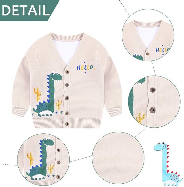 Cardigán de Dinosaurio 