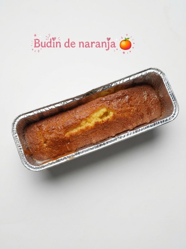 Budín de naranja