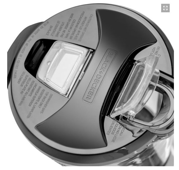 Licuadora Black & Decker Pulverix Inox con Jarra de Vidrio 1.5L 12V 700W BL1140MS-CL - 2679