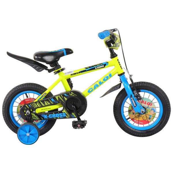 Bicicleta Caloi X-Cross 12" Amarillo/Negro - 6549
