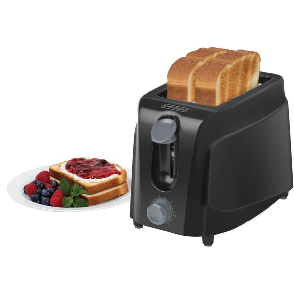 Tostadora Black & Decker 2 Panes Bandeja P/ Miga TR200BD-CL 750W - 6968