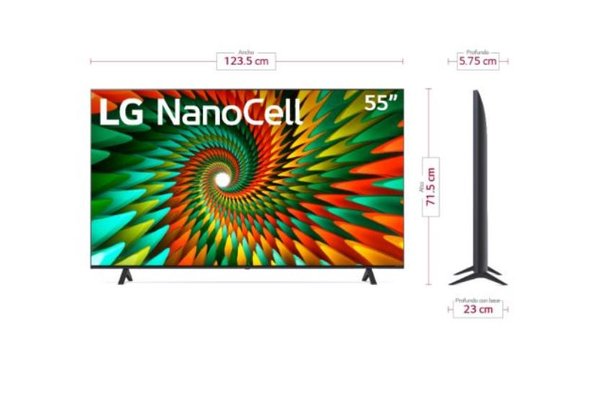Televisor 55" LG 55NANO77SRA Nanocell Smart - 7023