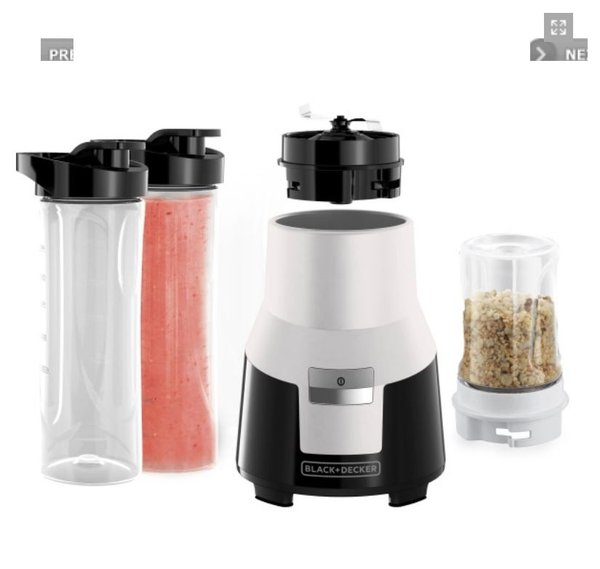 Licuadora Personal Black & Decker Fusion Blade PB22340-CL 250W C/ ACCESORIOS - 7119