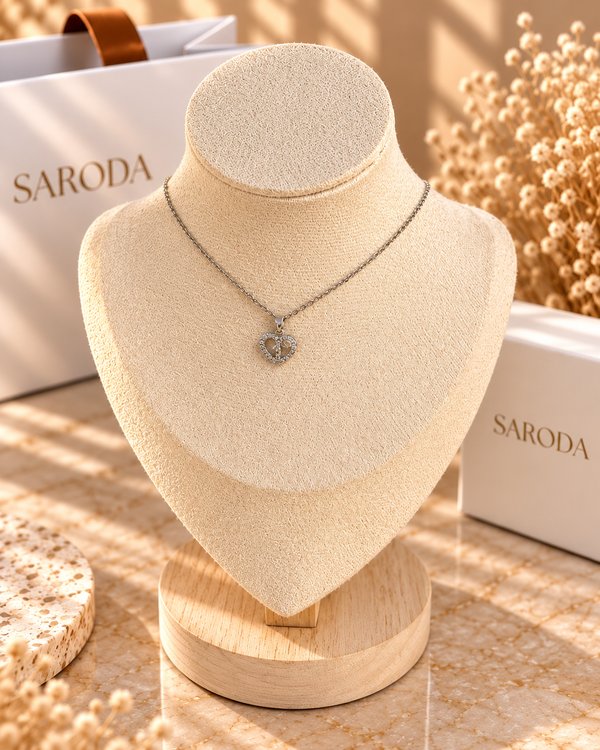 Collar Corazón Silver