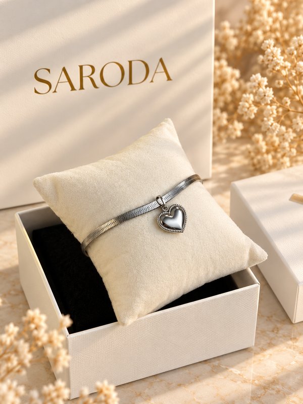 Pulsera Plateada Amor