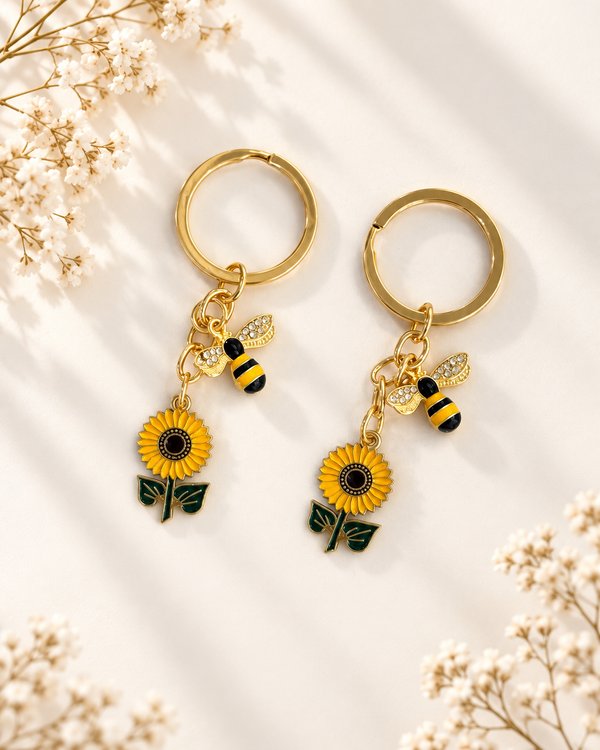 Llavero girasol 