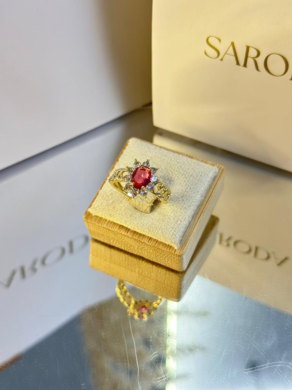 Anillos enchapados rosas