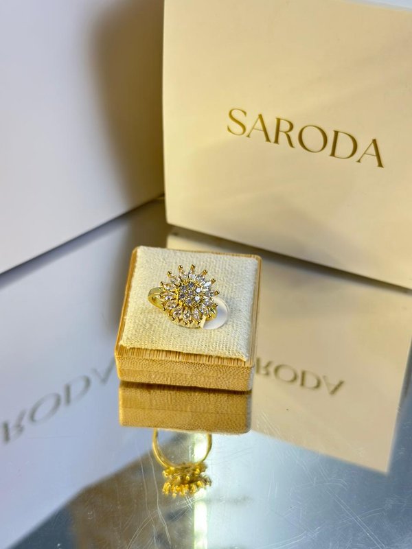 Anillo giratorio flor