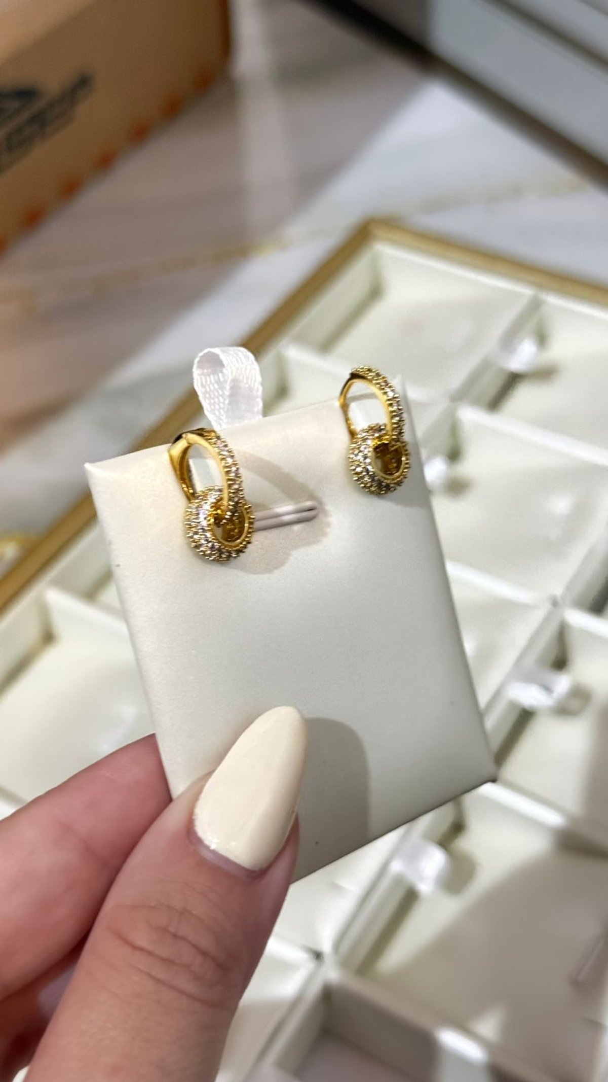 Aros mini argollas gold - 3