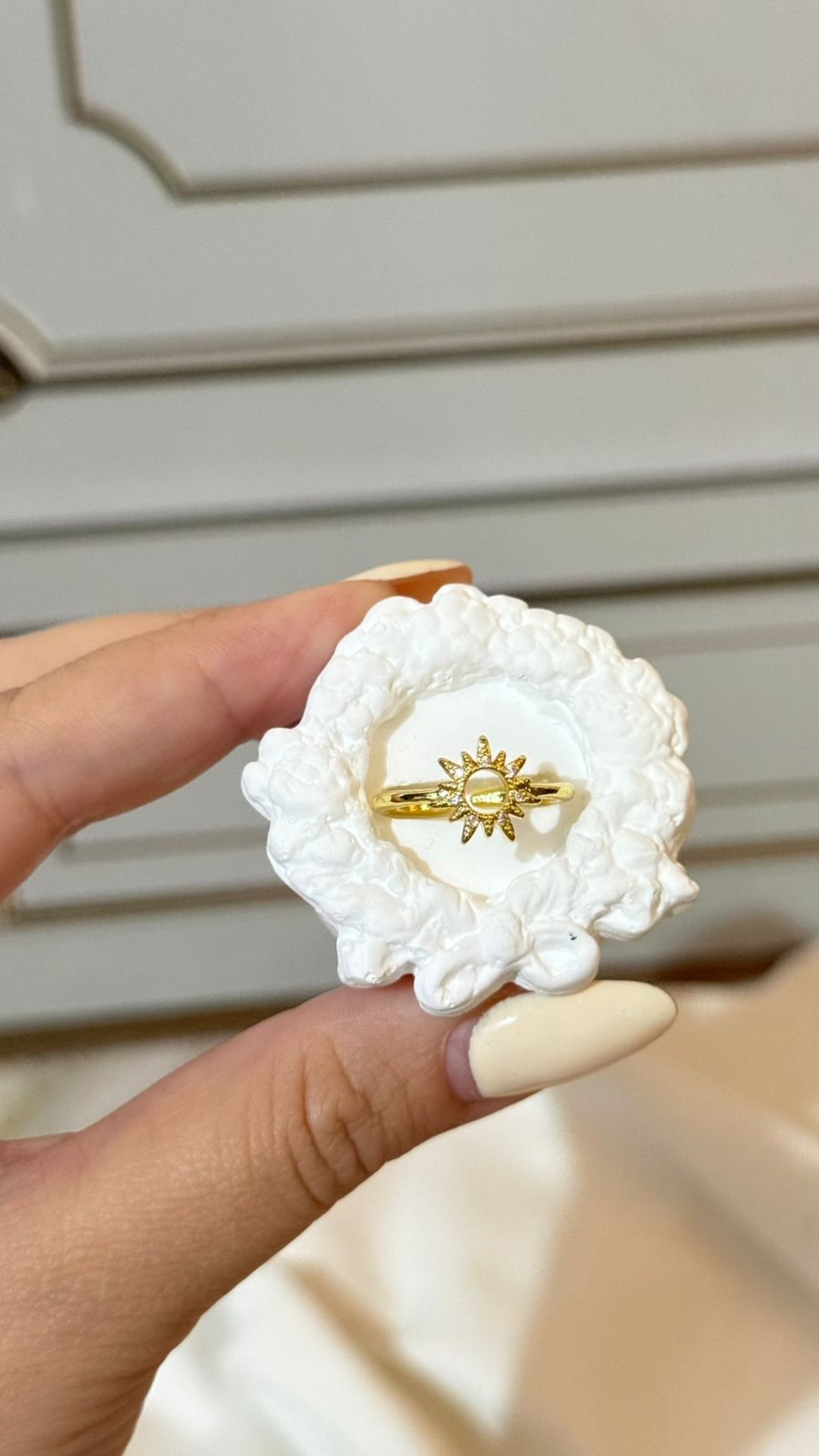 Anillo Rayos de oro - 2