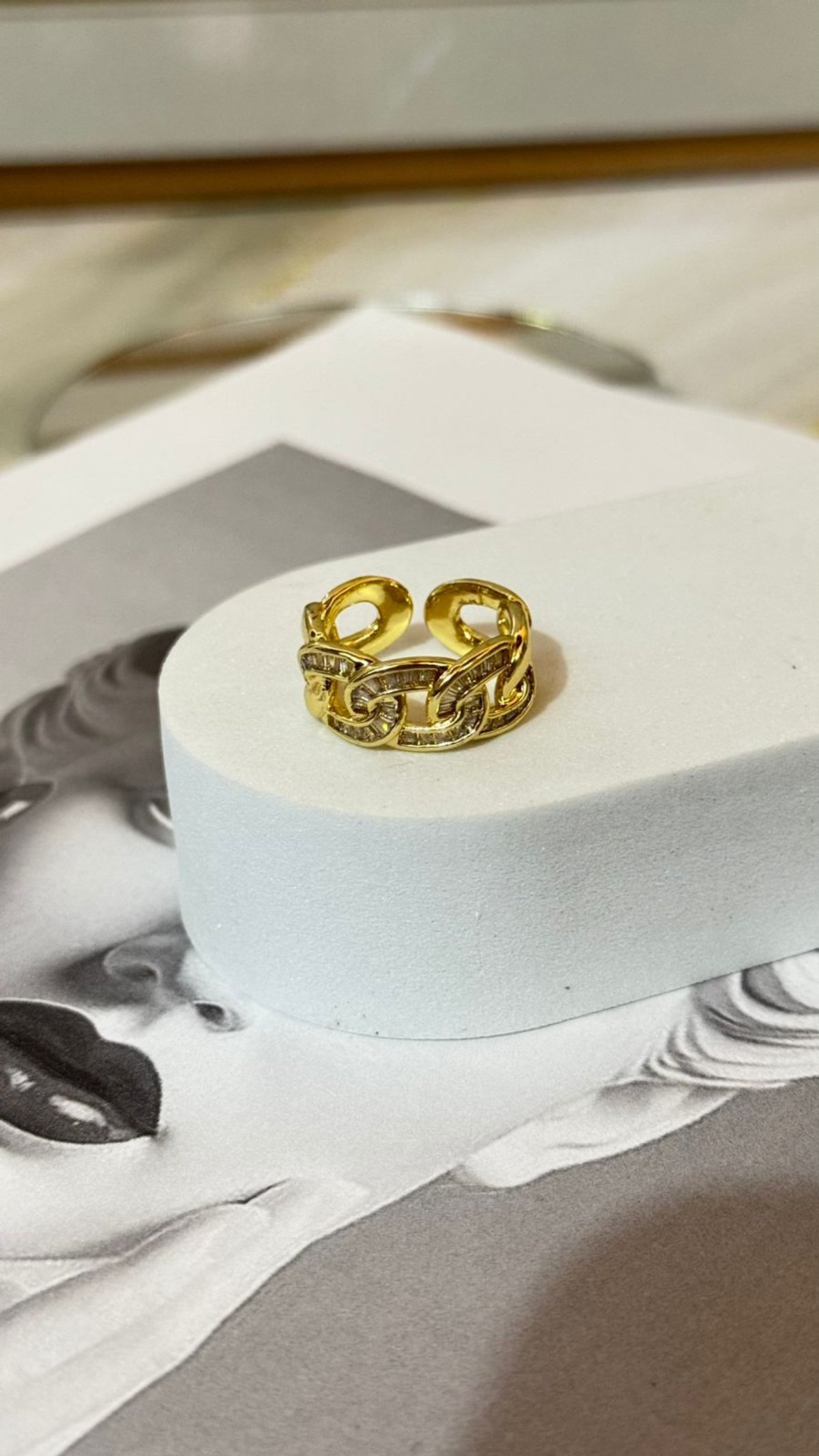 Anillo Cadena de Brillo