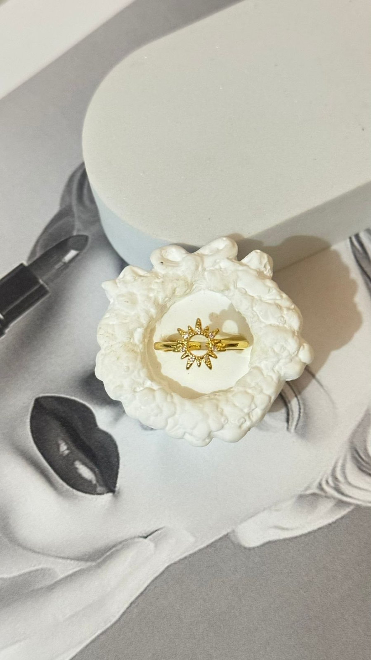 Anillo Rayos de oro - 3