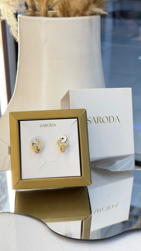 Aros mini argollas gold