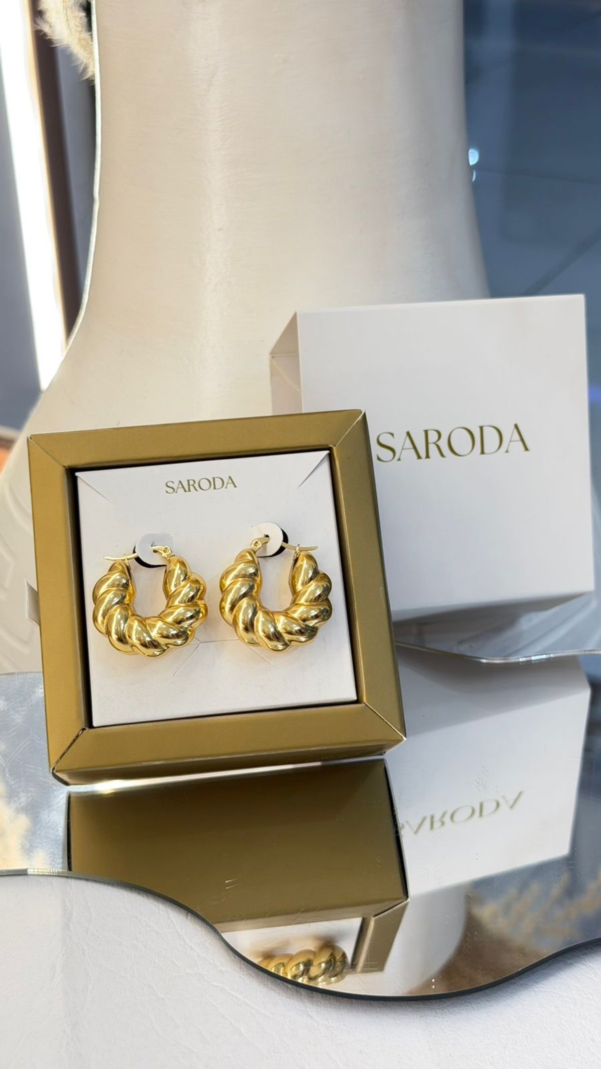 Argollas Texturizadas Chunky