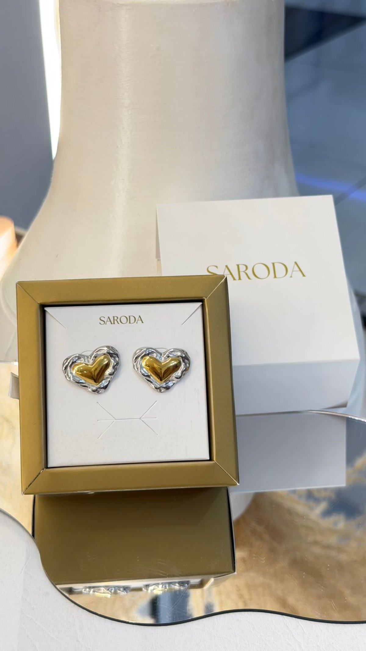 Aros Corazón Bicolor - 2