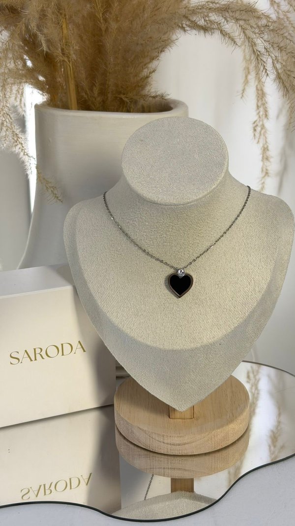 Collar Corazón Black