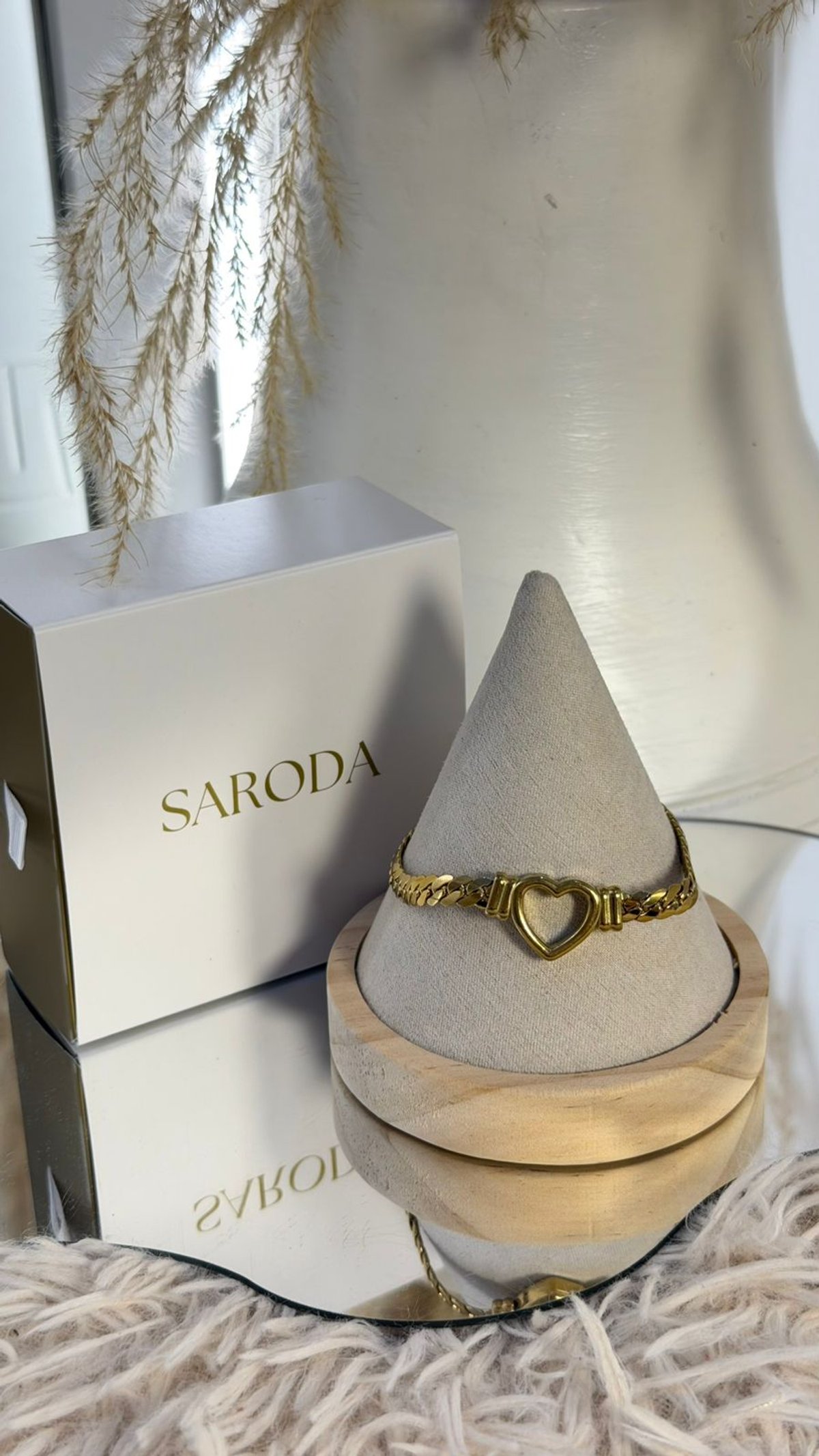 Pulsera Corazón Pave