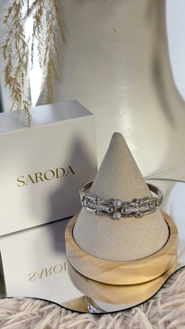 Brazalete Luci Plateado