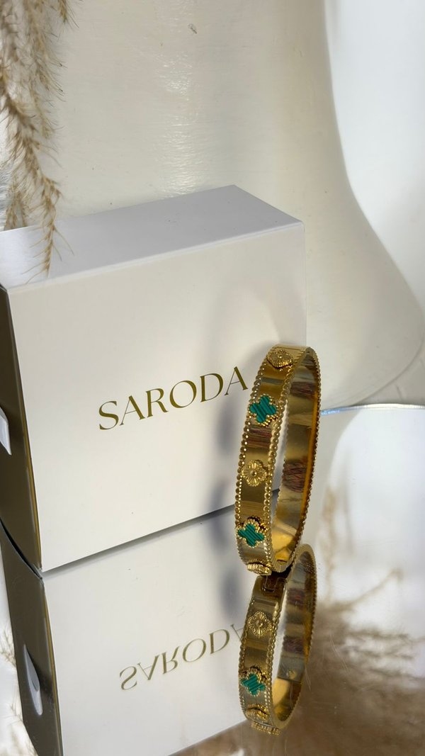 Pulsera Trébol Verde