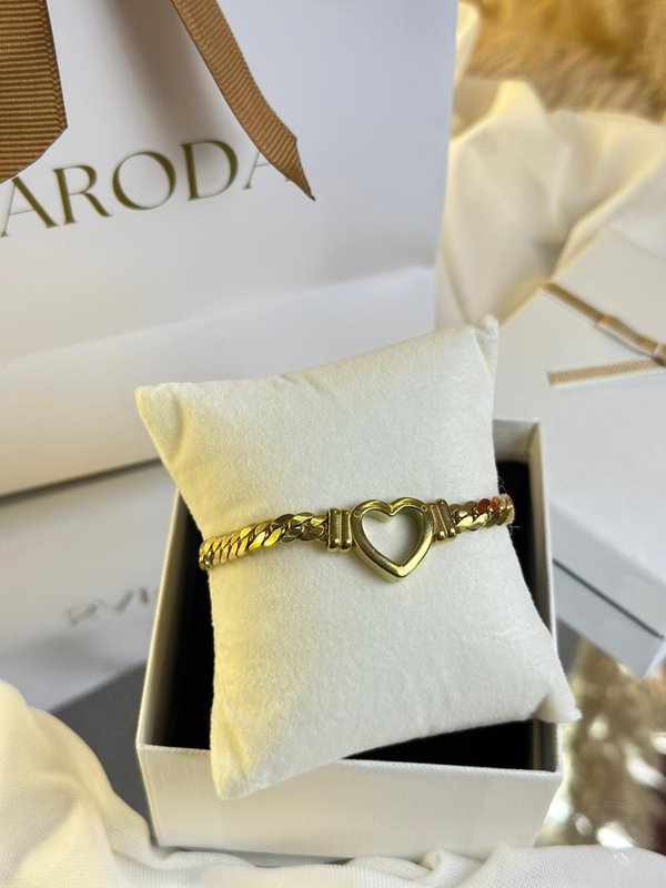 Pulsera Corazón Pave