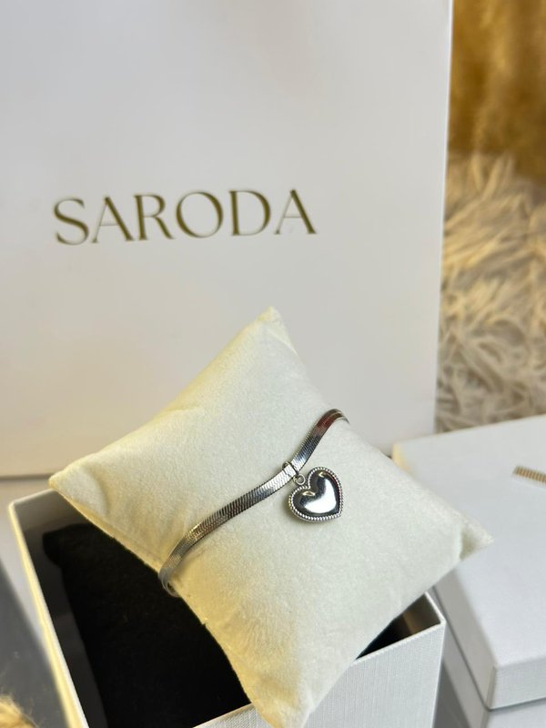 Pulsera Plateada Amor