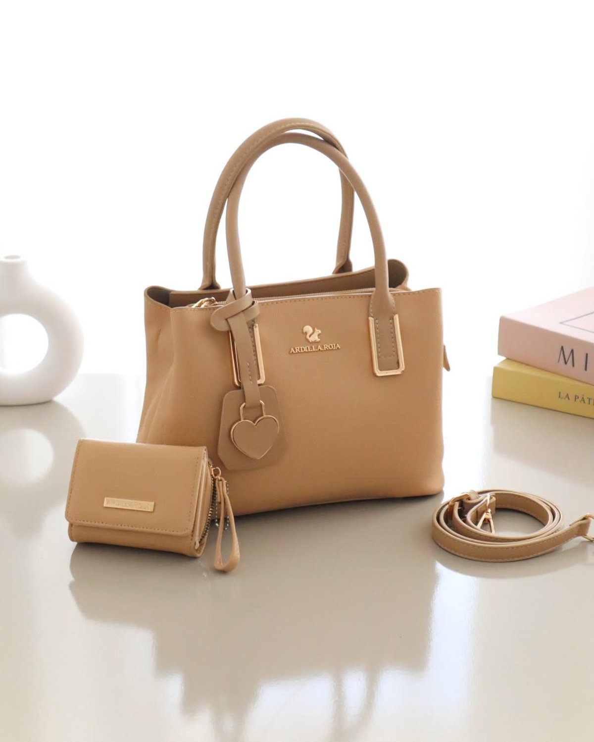 Set Cartera + Billetera Ardilla Roja - 4