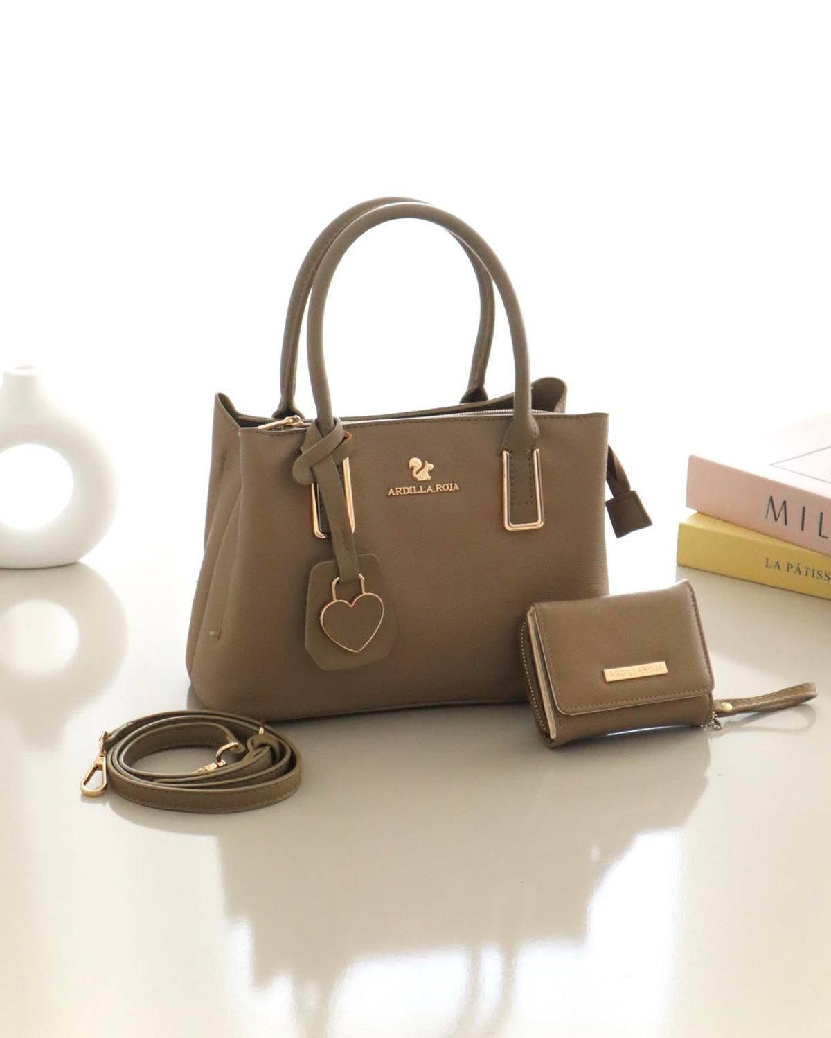 Set Cartera + Billetera Ardilla Roja - 3