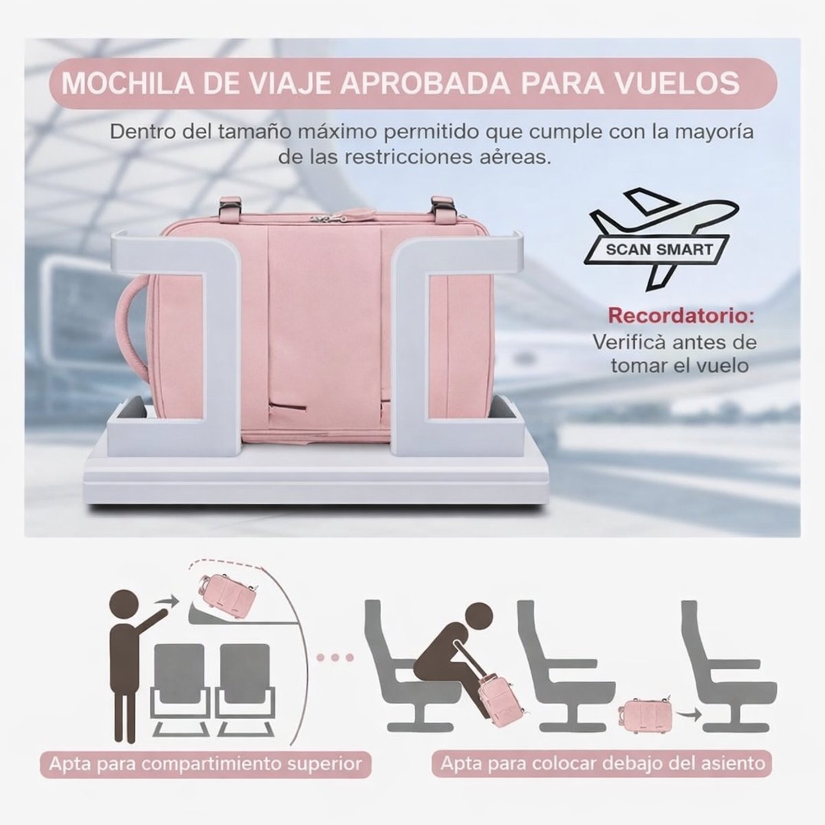 Mochila Viajera Multifuncional - 6