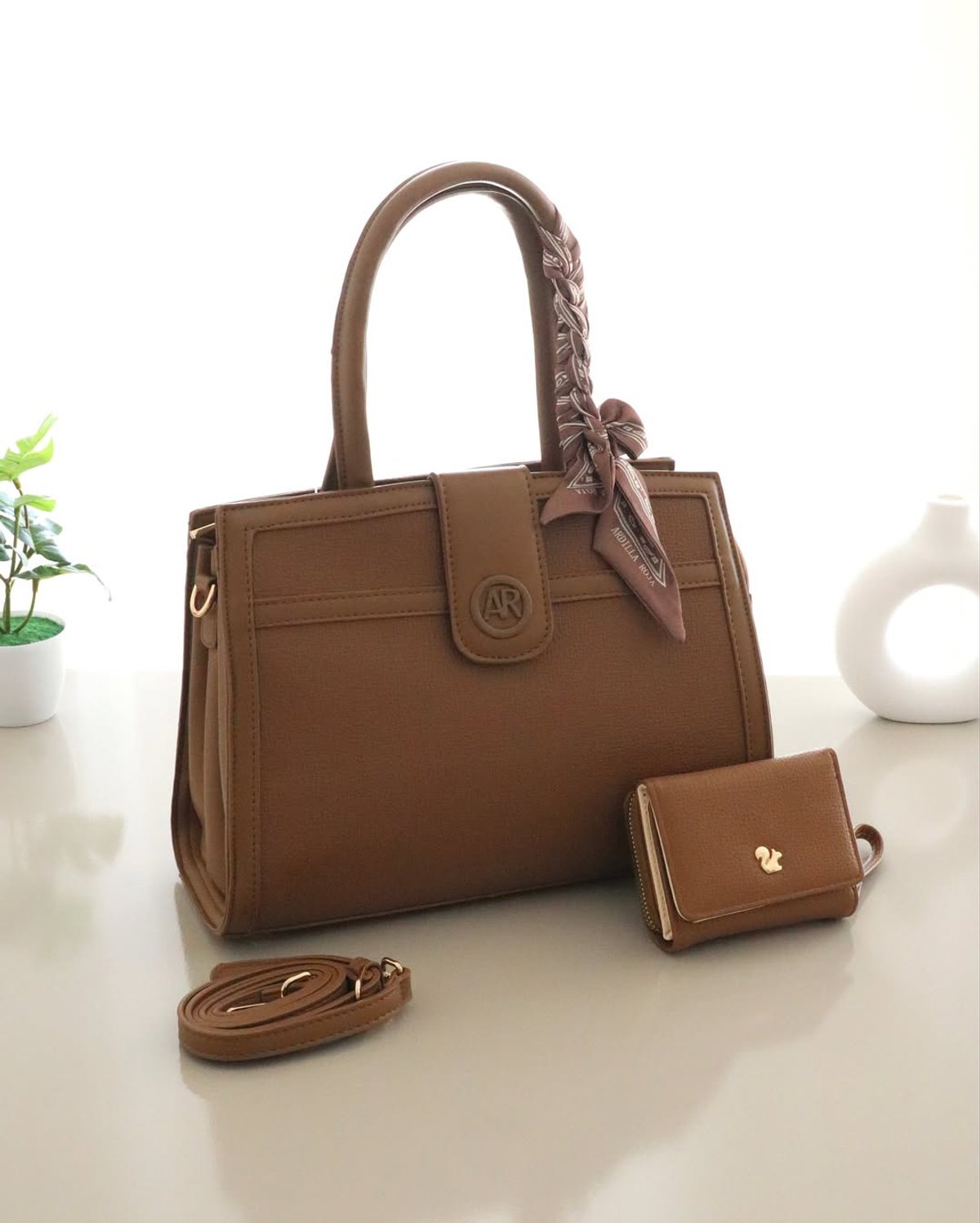 Set Cartera + Billetera Ardilla Roja  - 4