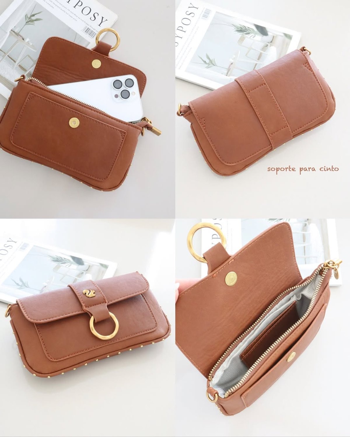 Cartera Pocket Ardilla Roja  - 8