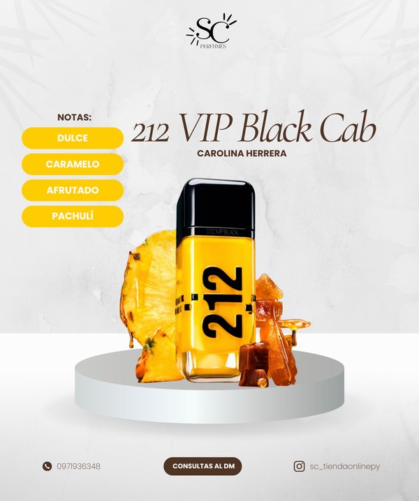 212 VIP Black Cab Eau de Parfum Hombre