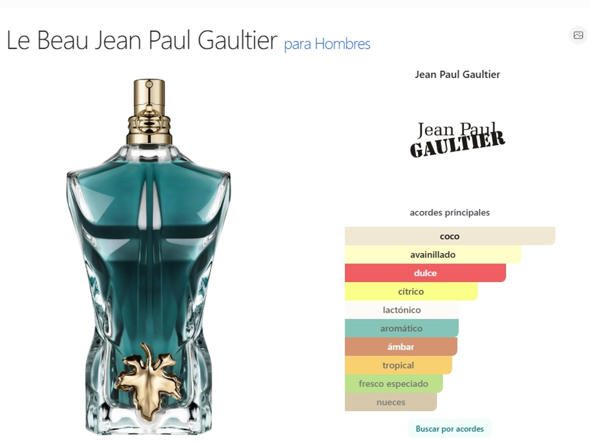 Jean Paul Gaultier Le Beau Eau de Toilette 125ml - 2